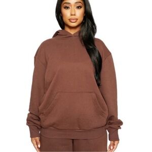 Naked Wardrobe Keep it Chill Hoodie Sweat Shirt